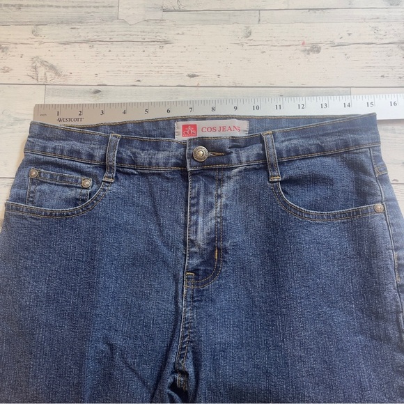 COS Embroidered Cuffed Crop 5 Pocket Jeans 6 - Picture 7 of 9